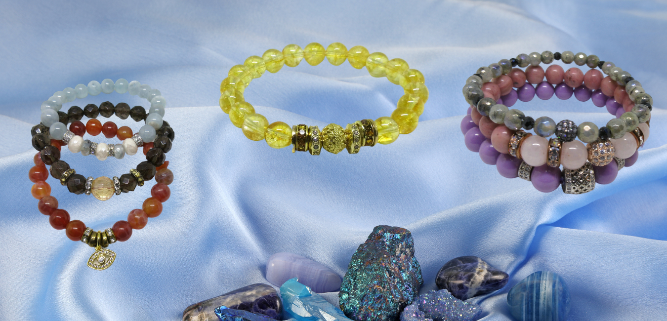 House of Magic Gems I Natural Gemstones Beaded Bracelets